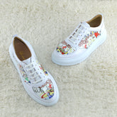 Pantofi Casual Dama din piele Naturala,Marti,multicolorii